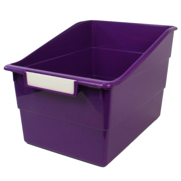 Romanoff Tattle Wide Shelf File, Purple, PK3 773-06 - main